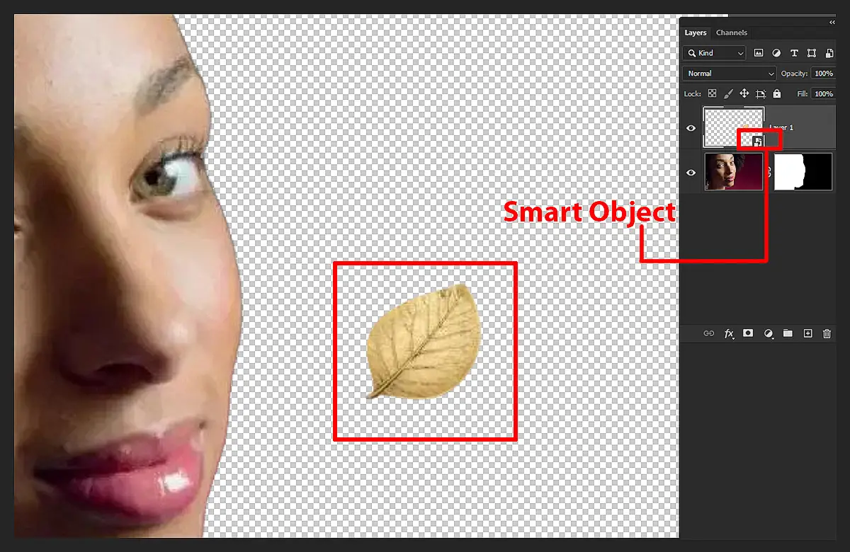 Merge photos with graphics step 2
