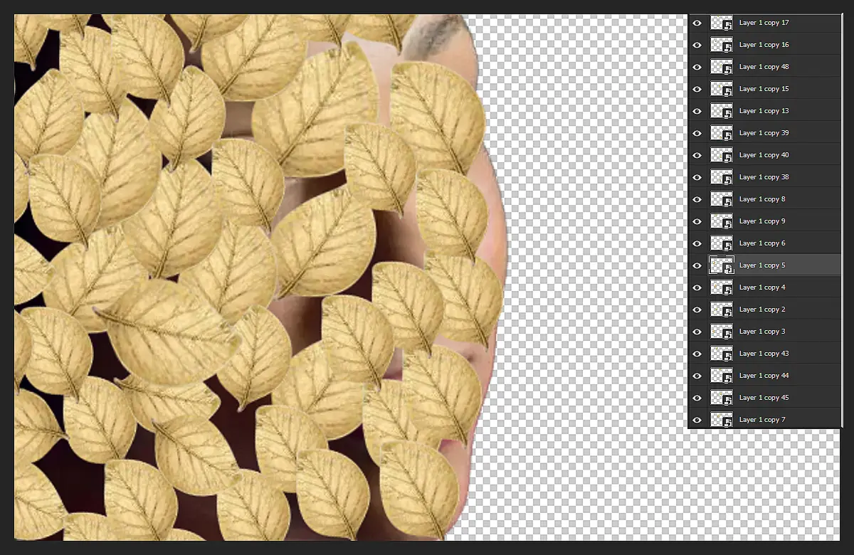 Merge photos with graphics step 4