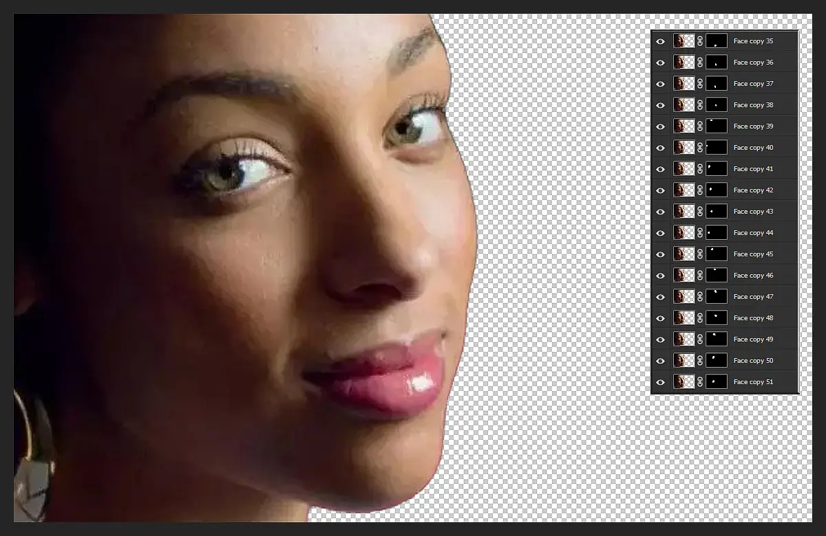 Merge photos with graphics step 5