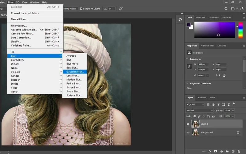 gaussian blur