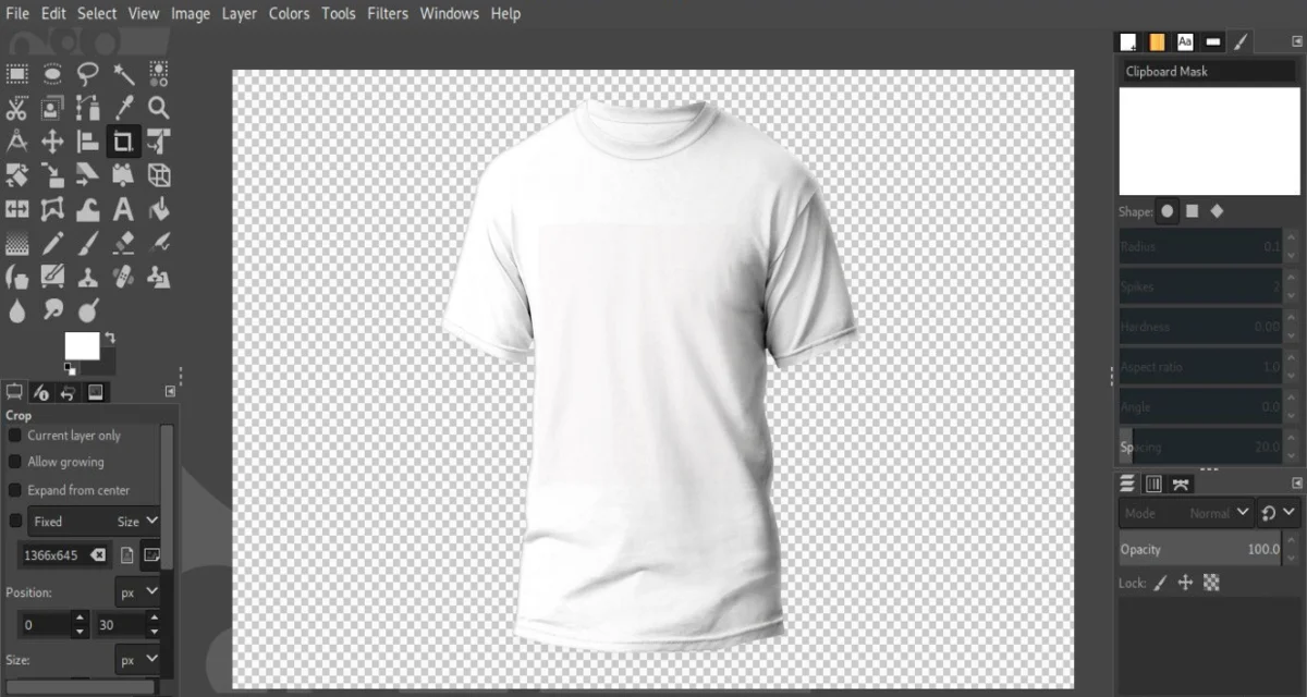 Clipping Mask in GIMP