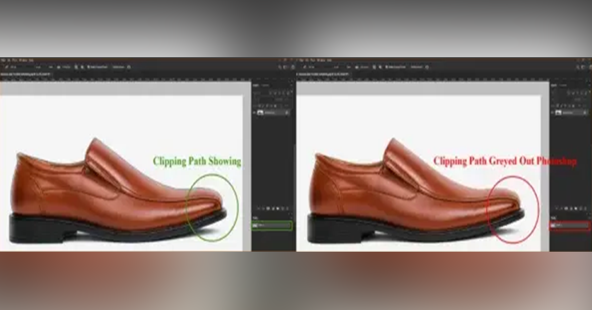 Clipping Path Greyed Out in Photoshop