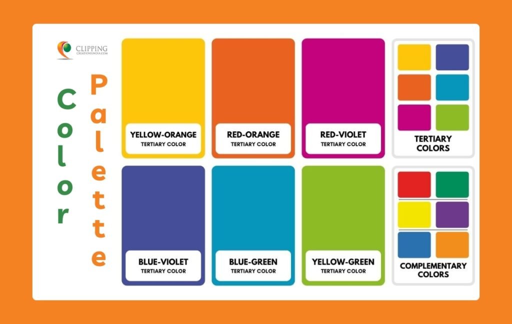 Color Palette for Flat Lay summer theme