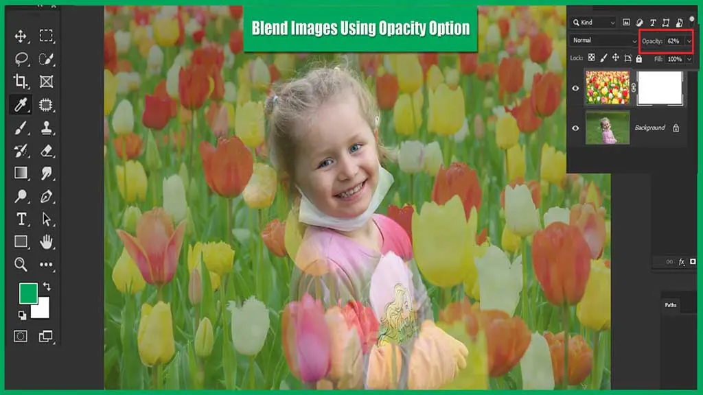 how to blend an image in photoshop: method 3