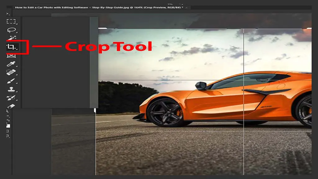 How to Edit a Car Photo Straighten and Crop the Image