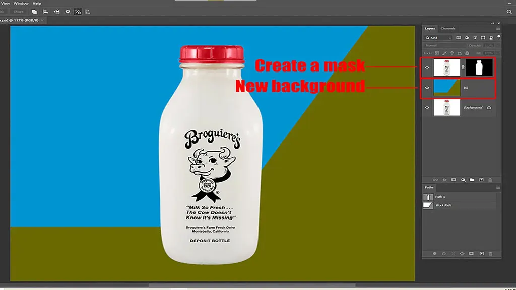 creating and modifying directional shadows in Photoshop 