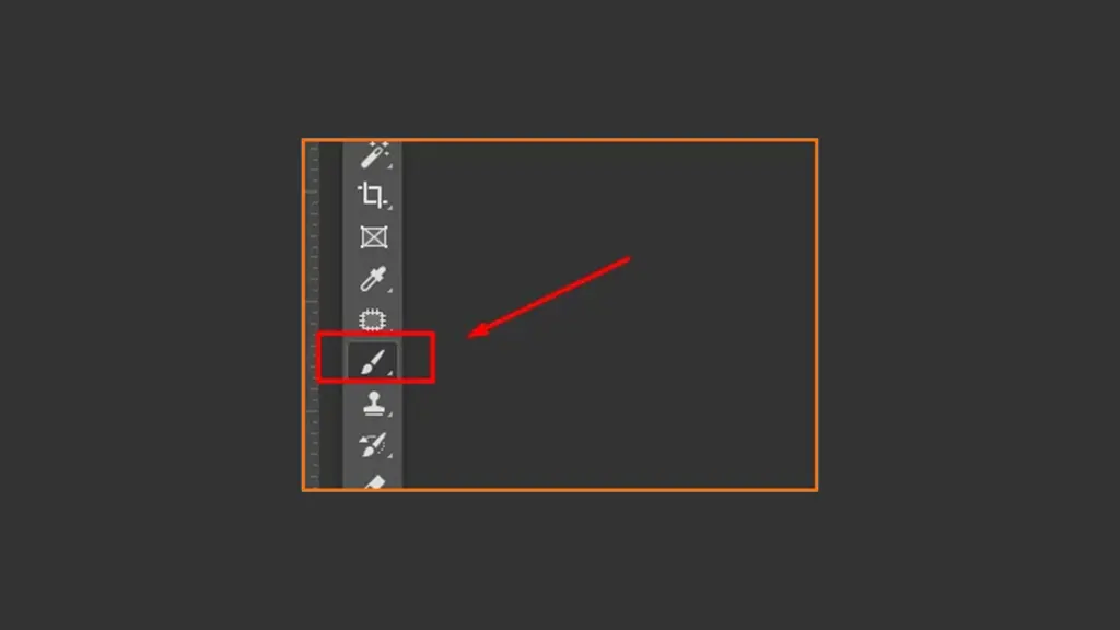 Brush tool in Photoshop