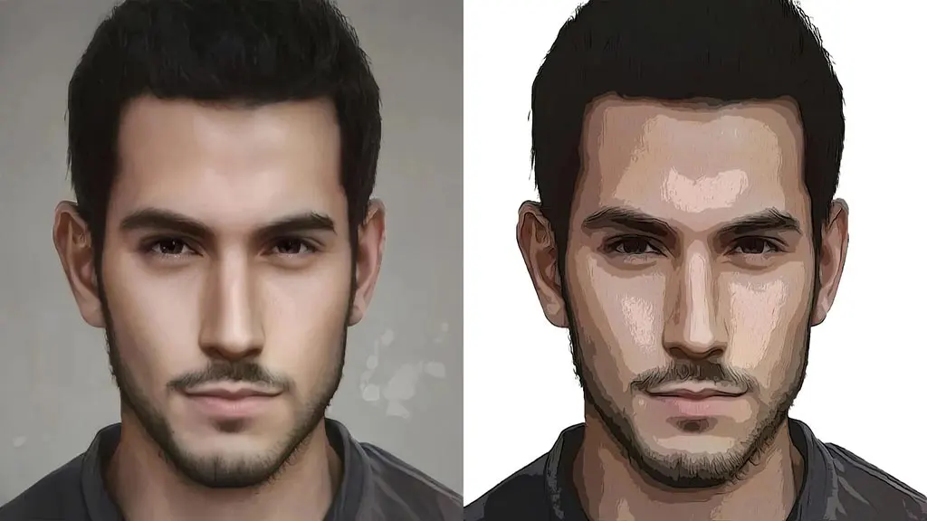 how to create a cartoon effect in Photoshop?