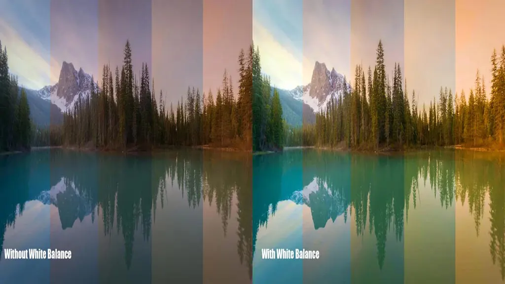 White Balance control in photo editing 