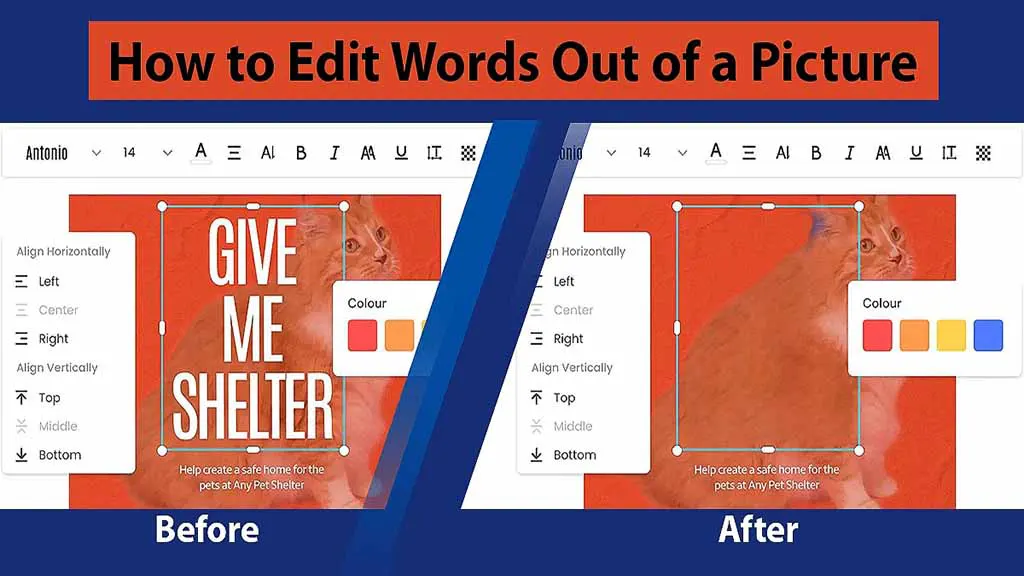 How to Edit Words Out of a Picture