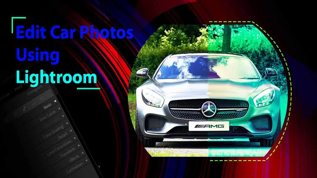 Professional car photo editing