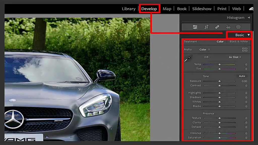 Step 2: Basic Adjustments