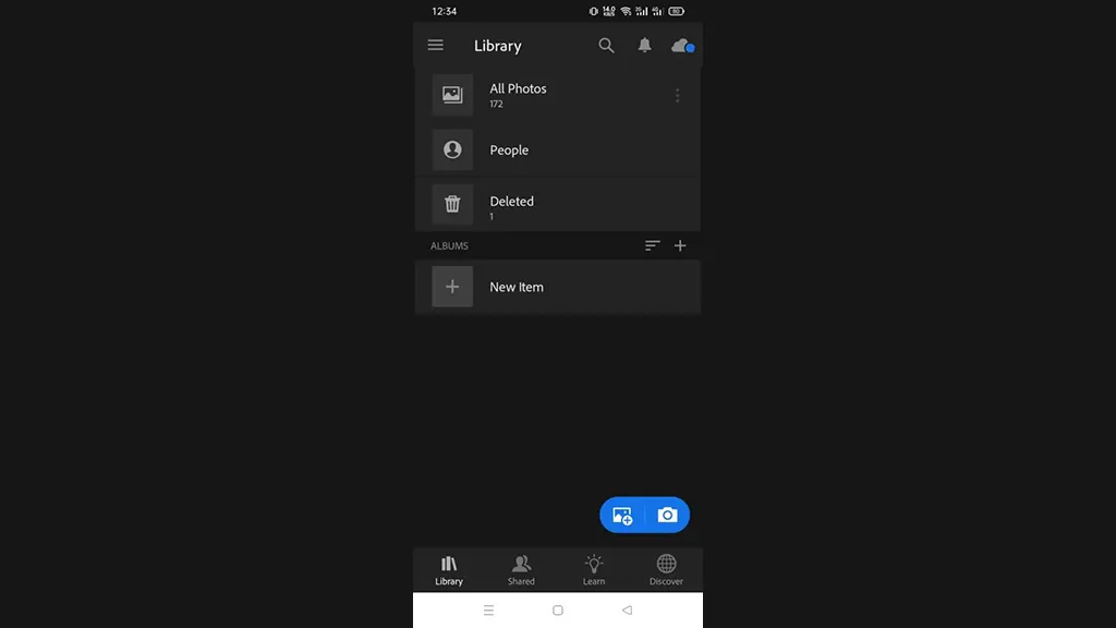 edit car photos in Lightroom Step 1 Add car photo to lightroom mobile