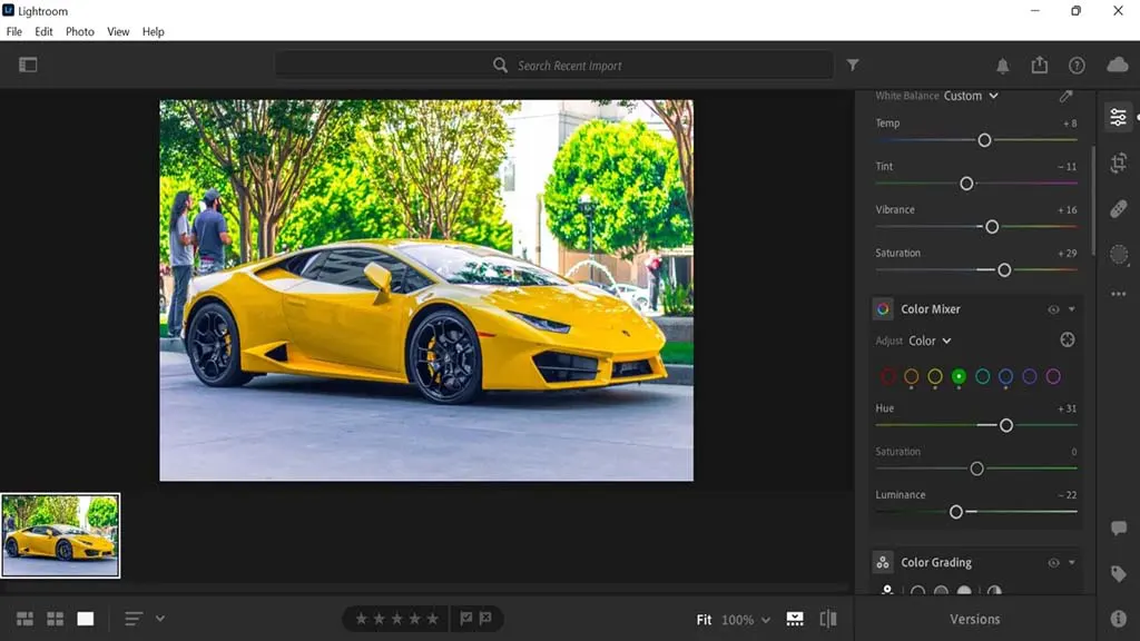 Step 3: Color Adjustment
