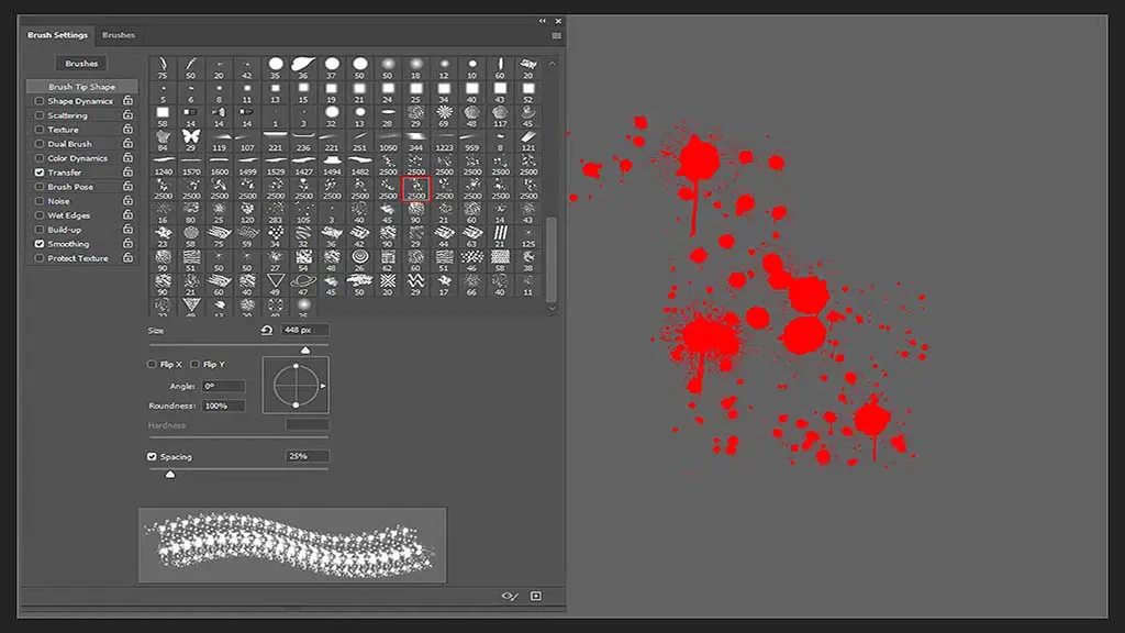 blood brushes for Photoshop