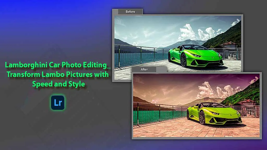 Lamborghini Car Photo Editing
