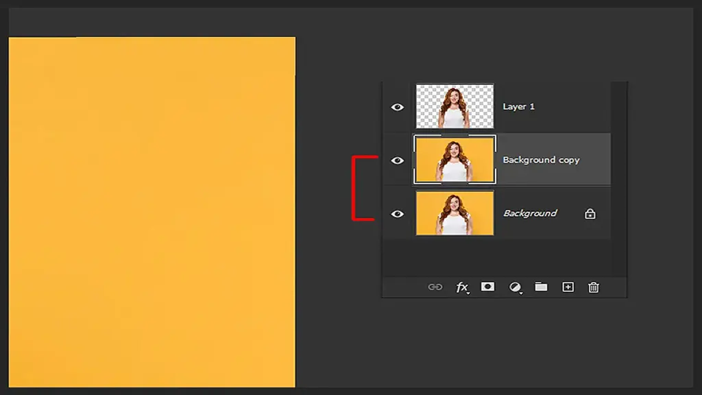 Step 5: Duplicate the original Photo