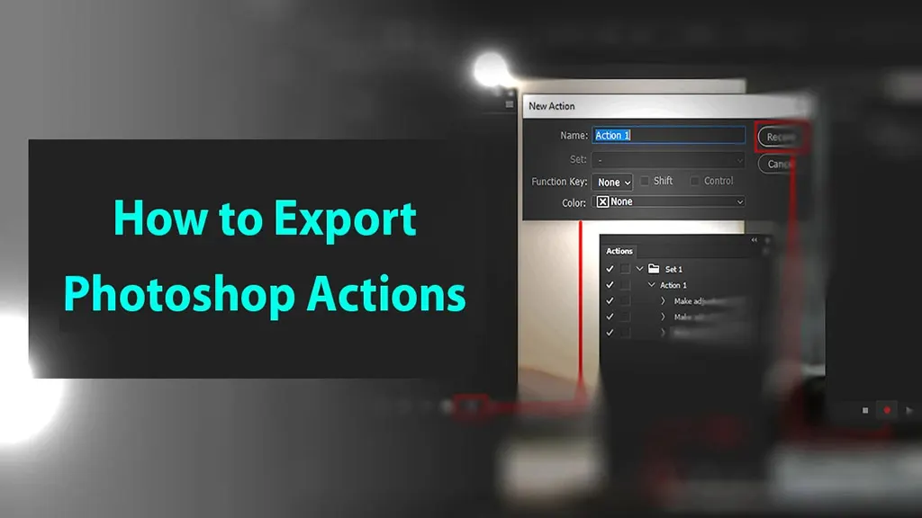 How to Export Photoshop Actions