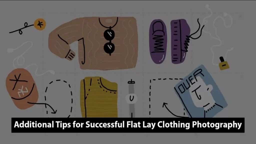 Additional Tips for Successful Flat Lay Clothing Photography