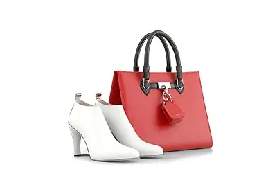 Professional Clipping Path Service for Handbag and Shoes Product Images