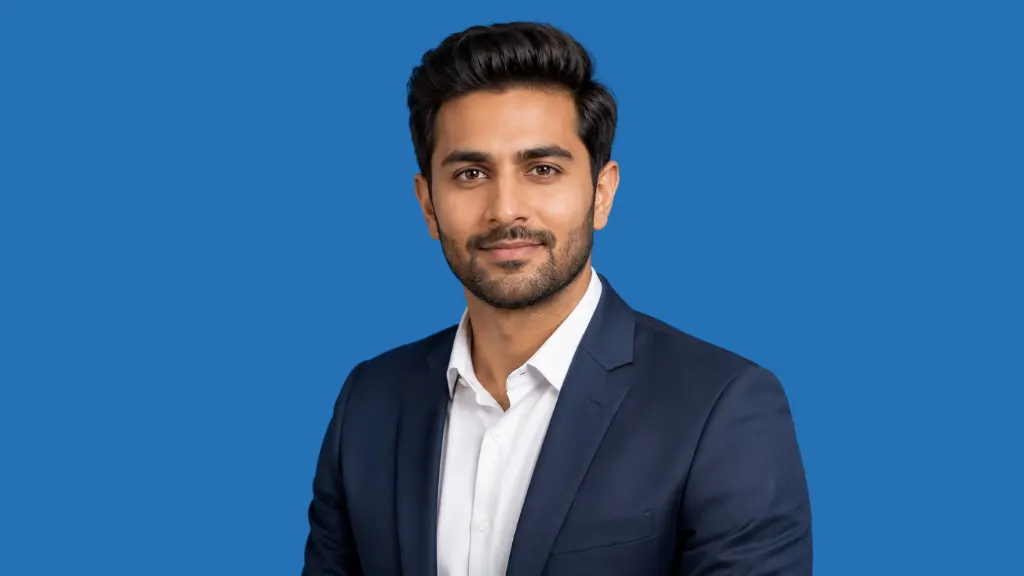 Blue Background for Photo Editing