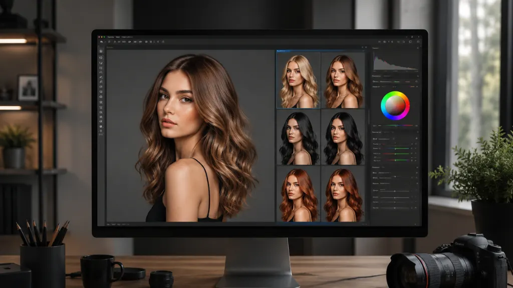 Edit Hair Color in Photo