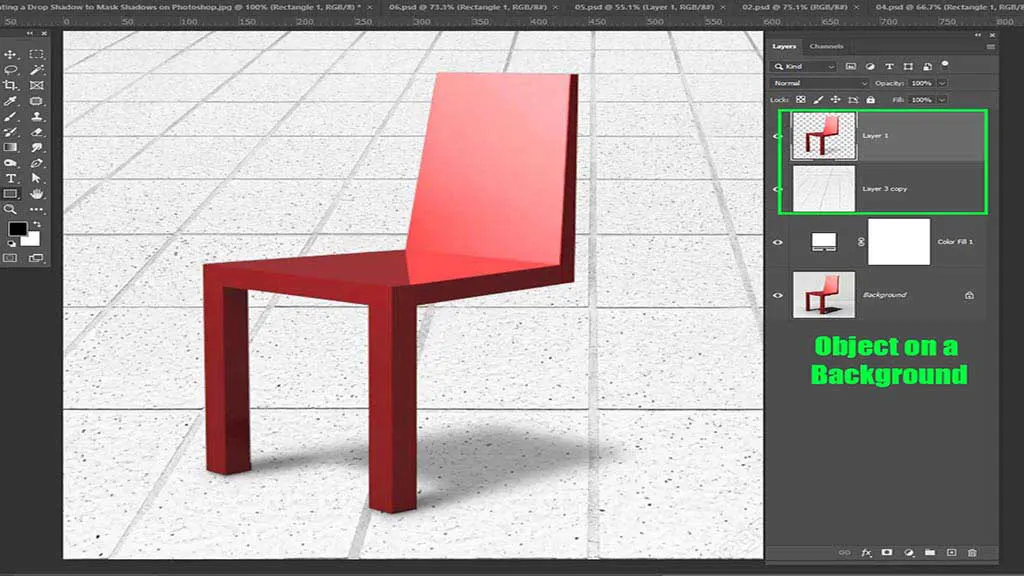 Place the Object on a Background
