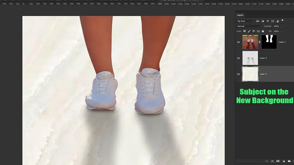 Place the Subject on the New Background
