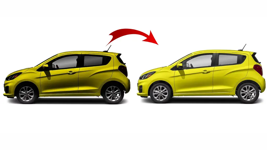 before after photo editing