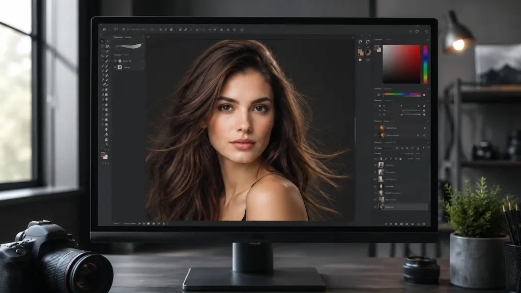 how to edit hair in photo