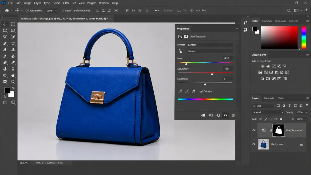 7: Turn On Colorize When the Color Isn't Changing Properly