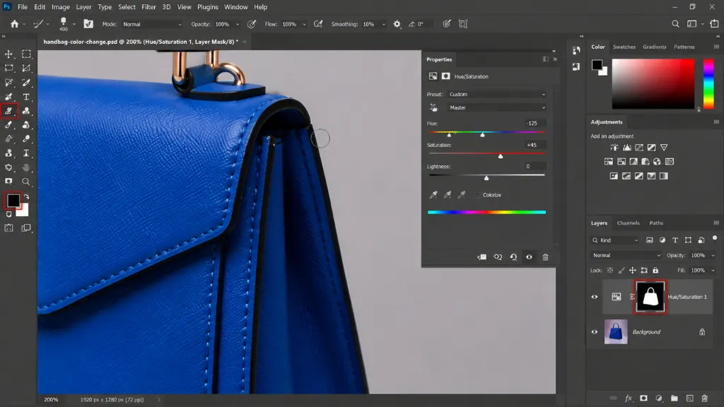 8: Refine the Layer Mask