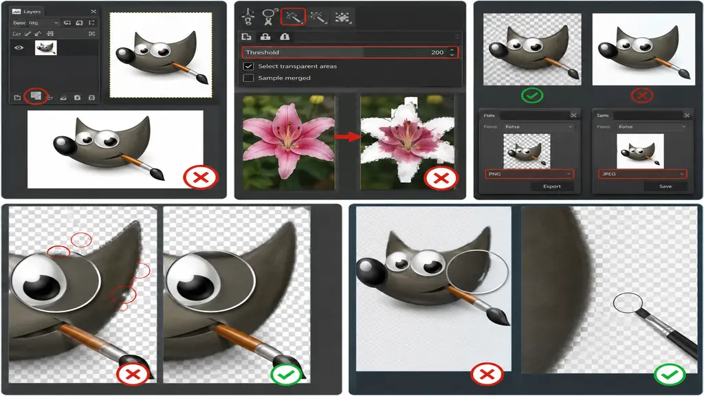 Common GIMP Background Removal Mistakes