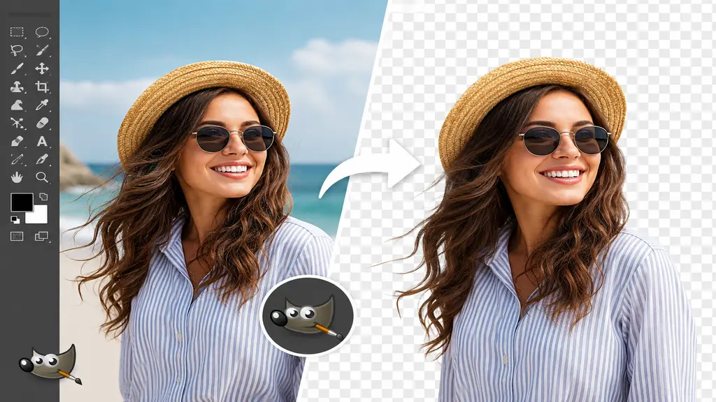 How to Remove Background in GIMP feature image