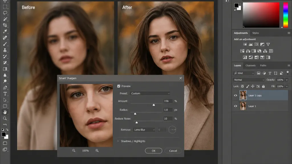 how to fix blurry pictures