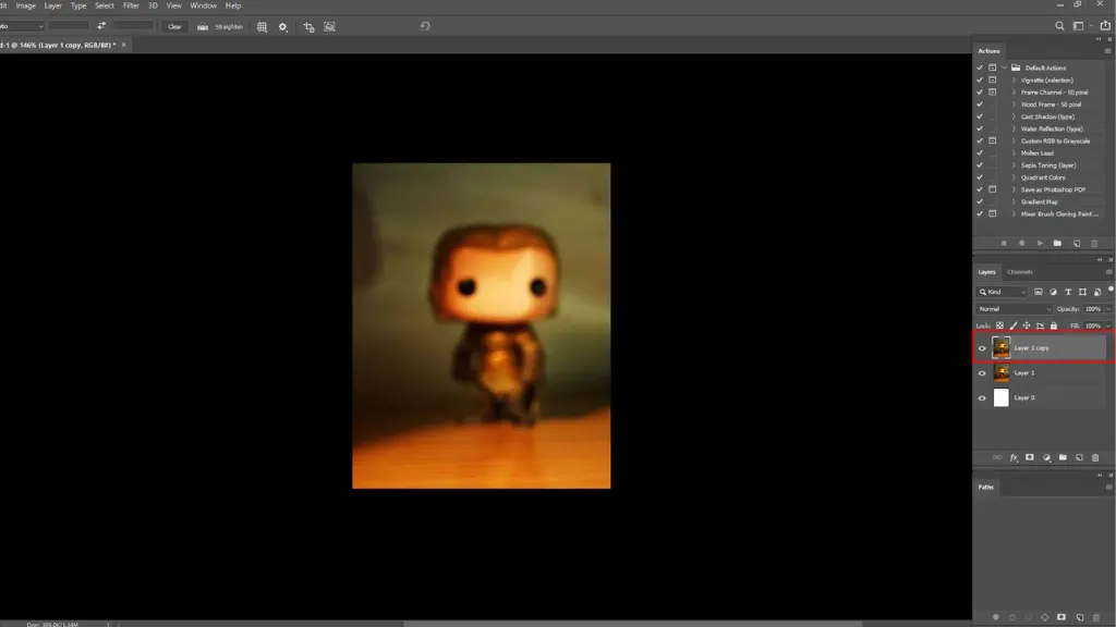Make a duplicate layer
