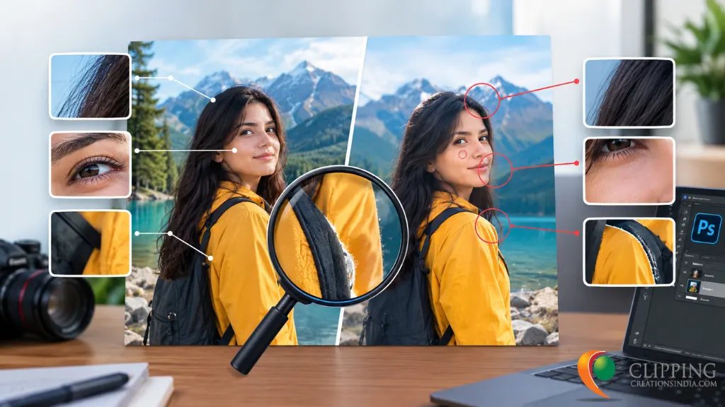 How can you tell if a photo is photoshopped