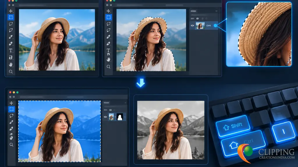 How to Invert a Selection in Photoshop